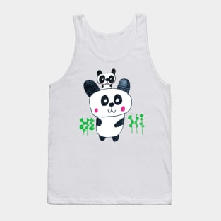 Panda Portrait Tank Top